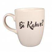 BEYAZ Bİ KAHVE ? TASARIM KUPA - 1