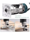 Germany Style Alman FR-6128 Devir Ayarlı Formike Traşlama Freze 6 mm Set Hediyeli - 3