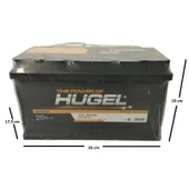 Hugel Akü 12 V 100 Ah Amper 860 A(En - 1