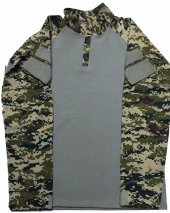 Tactic Operasyon Tişörtü Combat Tişört Gri Dijital Desen - 3