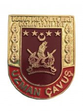 Kara Kuvvetleri Komutanlığı Uzman Çavuş Cüzdanı Rozeti Yapıştırmalı - 1