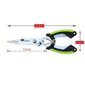 Shufa 16cm Balıkçı Pensesi Ve Yaylı Karabinalı Askı Apartı - 8