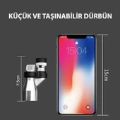 TriLine 8x20 HD Çözünürlük 1000m Görüş Taşınabilir Metal Monoküler Mini Cep Dürbün thumbnail 10