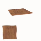 Wermodin Masa Tablası Dalgalı Kare 67x67 cm -  Novagento - 1