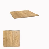 Wermodin Masa Tablası Dalgalı Kare 67x67 cm - Avalon Pine - 1