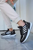 Terrexs Siyah Beyaz Ortopedik Günlük Garantili Yürüyüş Koşu Sneaker Spor Ayakkabı TERREXS-1769 - 5