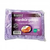 Manikür Galoşu 50 Adet - Mor - 1