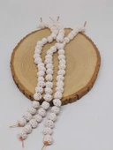 Beyaz Mat Seramik Boncuk Dizi 9-11mm/23cm (54160) thumbnail 3