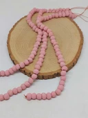 Pembe Pigmentli Seramik Boncuk Dizi 8-9mm/29cm (54238) thumbnail 3