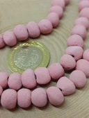 Pembe Pigmentli Seramik Boncuk Dizi 8-9mm/29cm (54238) thumbnail 2