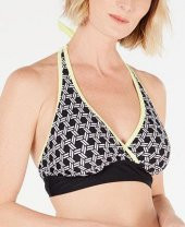 Kadın Çizgili Bikini Üst - 1
