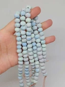 Mavi-Yeşil Pigmentli Seramik Boncuk Dizi 8-9mm/29cm (54240) thumbnail 1