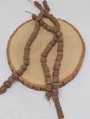 Kahverengi Tırtıklı Mat Seramik Boncuk Dizi 10-12mm/24cm (54226) thumbnail 3