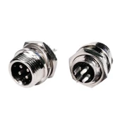 Mike Mayk Fiş Şase Konnektör 4 Pin 16mm Erkek - 1