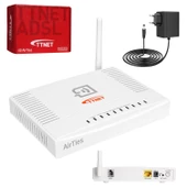 TTNET AIRTIES RT-206V4 Kablosuz Modem Router 1 Port 150 Mbps Adsl2 - 1