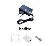 Zyxel 3312-1312-3625 VDSL2/Modem Roter Adaptörü 12 V 1.5 A Kalın Uçlu+Hediye - 2