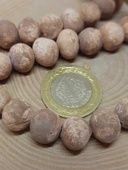 Kahverengi Pigmentli Mat Seramik Boncuk Dizi 10-12mm/24cm (54180) thumbnail 2