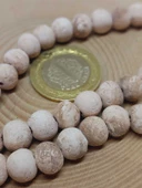 Kahverengi Mat Seramik Boncuk Dizi 8-9mm/30cm (54186) thumbnail 2