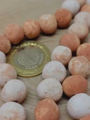 Kahverengi Pigmentli Mat Seramik Boncuk Dizi 10-12mm/24cm (54188) thumbnail 2