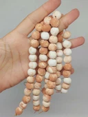 Kahverengi Pigmentli Mat Seramik Boncuk Dizi 10-12mm/24cm (54188) thumbnail 1