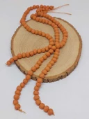 Kahverengi Mat Seramik Boncuk Dizi 8-9mm/30cm (54182) thumbnail 3