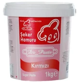 Dr Paste Kırmızı Şeker Hamuru 1 kg thumbnail 1