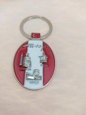 Hdmarketim Metal Anahtarlık Türkiye Yazılı Atalya Görünümlü thumbnail 2