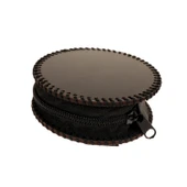 HİPPİ TASARIMLI AHŞAP BOZUK PARA CÜZDANI - 3