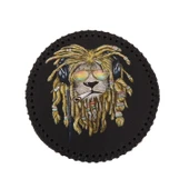 HİPPİ TASARIMLI AHŞAP BOZUK PARA CÜZDANI - 2