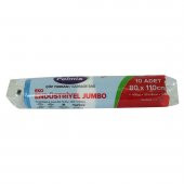 Çöp Torbası Jumbo Boy 80x110Cm 400Gr 50Mikron 90Lt Mavi Rulo 10 Adet - 3