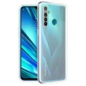Realme 5i / 6i Kılıf Kamera Korumalı Silikon Şeffaf Arka Kapak - 1