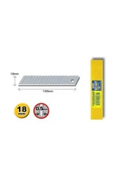 Olfa Maket Bıçağı Yedek Geniş LB-10 (10 Lu Tüp) - 1