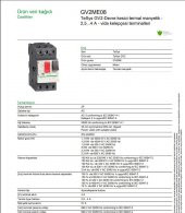 Schneider GV2ME08 2,5-4 Amper Motor Koruma Şalteri (Termik Şalter) - 4