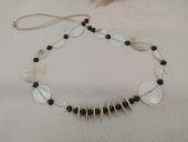 Hdmarketim Doğal Sedef Taş Afrika Tasarım Kolye - 1