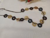 Hdmarketim Doğal Sedef Taş Afrika Tasarım Kolye thumbnail 1