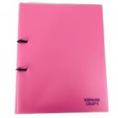 Önder Raınbow Colors 2 Halkalı Pvc Pembe 121-23 - 1