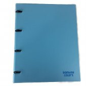 Önder Raınbow Colors 4 Halkalı Pvc Açık Mavi 122-21 - 3