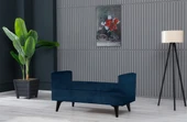 Meşe Home Toffet Bazalı Değiştirilebilir Kollu Süngerli Yüksek Plastik Ayaklı Puf - Bench - 1
