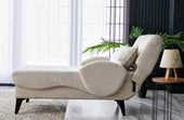 Meşe Home Pascal Desenli ve Düz Kumaş Plastik Yüksek Ayaklı Minderli Bazalı Modern Kademeli Tv Koltuğu - 4