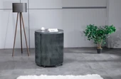 Meşe Home Marvel Tezgahlı Depolama Alanlı Tekerlekli Nubuk Kumaş Puf - Bench - 1