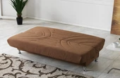 Meşe Home Smart Kılıflı Bazalı Yataklı Süngerli S Yaylı Kanepe Kahve - 3