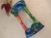 Hdmarketim Seramik Nostaljik Dekoratif Cam Fanuslu Kum Saati - 3