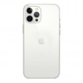 FitCase iPhone 12 / 12 Pro Kılıf Silikon Şeffaf Arka Kapak - 1