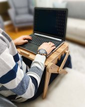 Asudehome Koltuk Kanepe Masa Yatak Ders Çalışma Hasta Servis Laptop Sehpası Rahle Tablet Katlanabili - 3