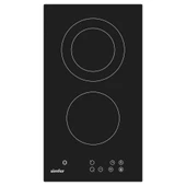 Simfer 3370 2G Elektrikli 30 cm Siyah Cam Ankastre Ocak thumbnail 2