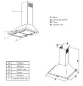 Simfer 9 Fonksiyon Retro Bej 3'lü Ankastre Set ( Fırın +  Ocak +  Davlumbaz) thumbnail 7