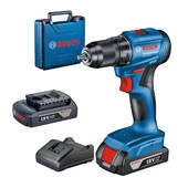 Bosch Professional GSR 185-Lİ 2 Ah 18V Kömürsüz Çift Akülü Matkap - 06019K3000 - 1