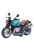 1:12 Çek Bırak Metal Motosiklet Gerçekçi Tasarım, Sesli ve Işıklı Macera! - 1