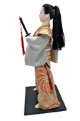 Geleneksel Japon Yakuza Ninja Bebek Kabuki Biblo 30 cm No.3 - 11