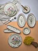 Tabak Evi Porselen Fulya Buket Kahvaltı Takımı 6 Kişilik 14 Parça - 4